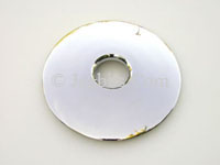 HUB CAP, CHROME, WITHOUT LUGNUT HOLES, INCLUDES HUB CAP, EMBLEM AND RETAINER.