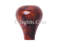 SHIFT KNOB, WALNUT, ALL WOOD WITHOUT EMBLEM.