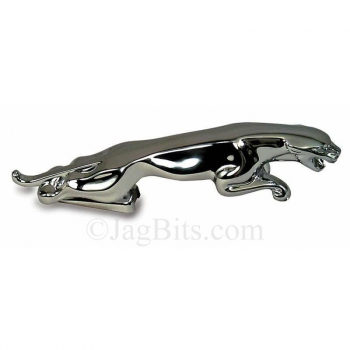 LEAPING JAGUAR HOOD EMBLEM 7", LARGE HOOD LEAPER ORNAMENT  BD10954