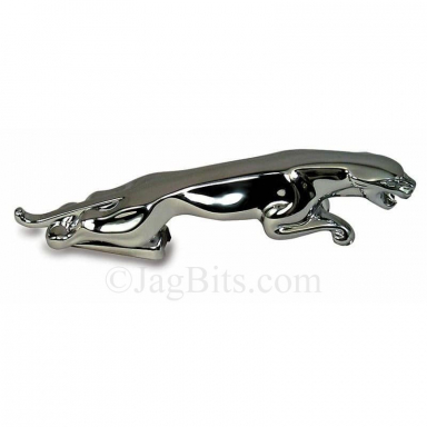 LEAPING JAGUAR HOOD EMBLEM 7", LARGE HOOD LEAPER ORNAMENT  BD10954