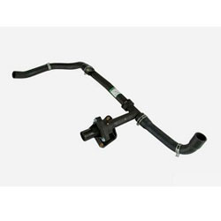 RADIATOR COOLANT HOSE, UPPER, INCLUDES THERMOSTAT AND HOUSING  C2S43430