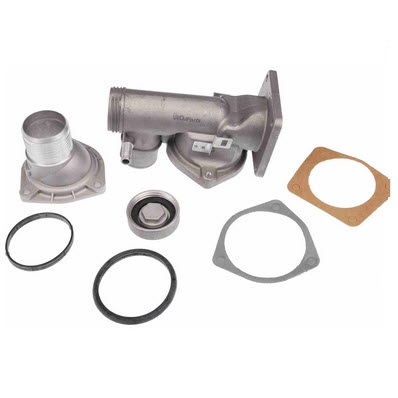 Jagbits Jaguar Parts: Thermostat Housing Kit, Aluminum AJ82217