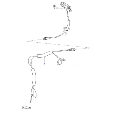 USED INTERLOCK CABLE, SHIFTER C2D9794