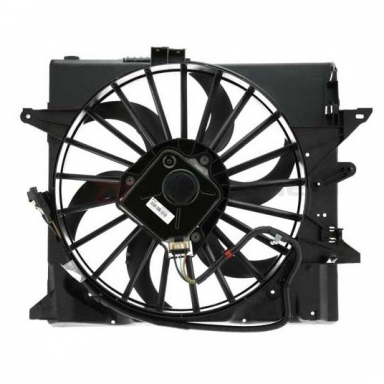 USED COOLING FAN MOTOR AND COWL ASSEMBLY  C2P16825