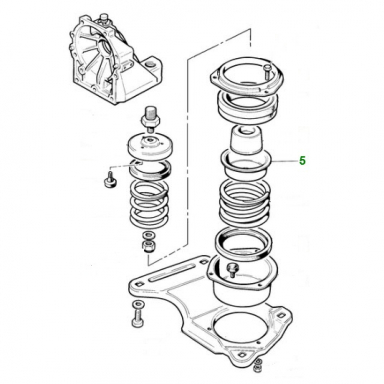 USED SPRING CRADLE TRANSMISSION MOUNT  CBC1319