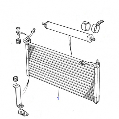 USED AC CONDENSER  CBC8540
