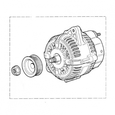 ALTERNATOR DENSO 120 AMP REBUILT DBC6820
