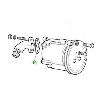 AIR INJECTION PUMP ELBOW GASKET  EAC3909