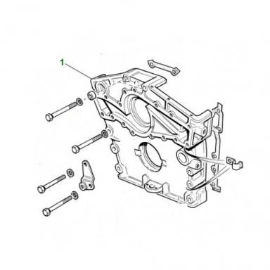 USED TIMING COVER  EAC9830