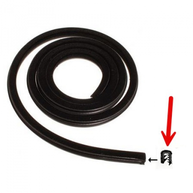 FURFLEX KIT, 4 DOOR OPENINGS FUZZY TRIM, ONE COMPLETE CAR  GAC1039