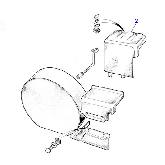 Jagbits Jaguar Parts USED BATTERY COVER GHE3620AALFD