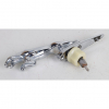 USED LEAPING JAGUAR LEAPER HOOD ORNAMENT EMBLEM, SPRING LOADED  HNA6350BD