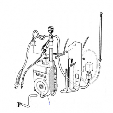 USED POWER ANTENNA ASSEMBLY  LHB4120AA