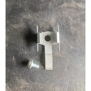 USED METAL CLIP IN BASE OF REAR VIEW MIRROR FOR ATTACHMENT TO GLASS  MIRRORCLIP