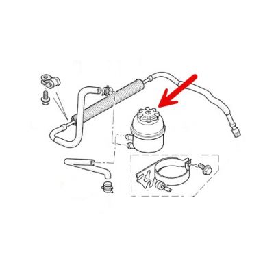 USED CAP ONLY, FOR POWER STEERING RESERVOIR MJF4000AA