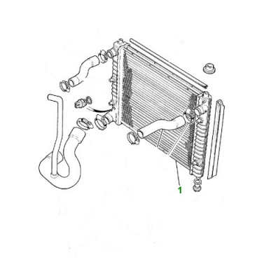 USED RADIATOR MMC4190BA
