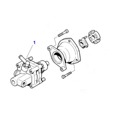 USED POWER STEERING PUMP  MMD8110AB