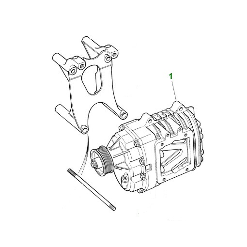 Jagbits Jaguar Parts USED SUPERCHARGER ASSEMBLY NBD7700BA