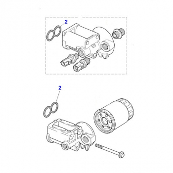 Gasket Oil Filter Housing To Engine  NCE1842AA