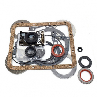 TRANSMISSION SEALS, DISCS AND GASKET REBUILD KIT, BORG WARNER MODELS 65 AND 66.  T6566