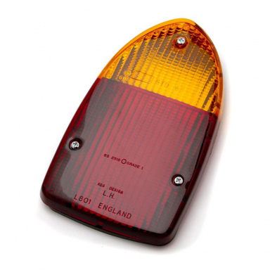 TAIL LAMP LENS (AMBER TOP, RED LOWER) RIGHT SIDE