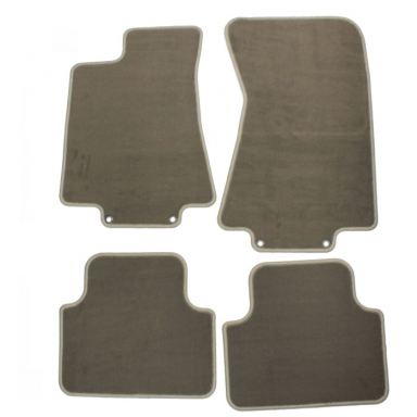 FLOOR MAT SET, FACTORY JAGUAR, IN MOCHA  C2C30021AMB