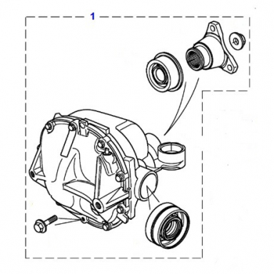 USED DIFFERENTIAL ASSEMBLY - SHIPPING ADDITIONAL -  C2C34878
