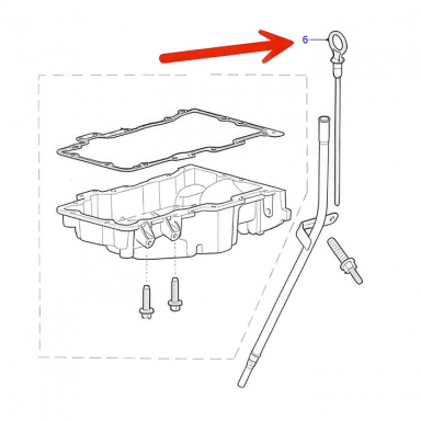 USED Dipstick For Engine Oil  C2S20878