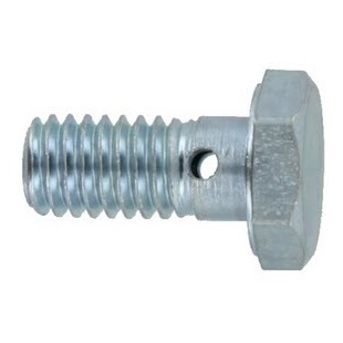 BANJO BOLT, FOR OIL FEED PIPE THAT ATTACHES TO THE BACK OF THE HEAD.  C5846
