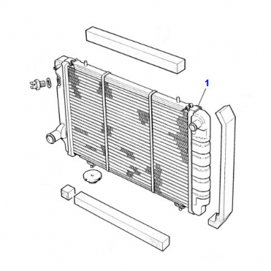 USED Radiator  MHE4190AA
