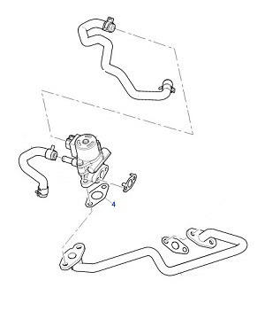 GASKET LOWER EGR PIPE  AJ87246