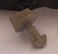 TURNBUCKLE STUD, RATTAN (AEF) COLOR FASTENER BCC3594AEF