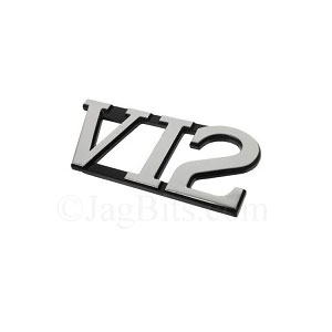 TRUNK BADGE, "V12" EMBLEM  BEC4717