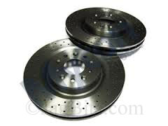 BRAKE ROTOR FRONT CROSS DRILLED SET OF TWO  C2N3427