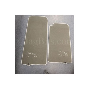 FLOOR MAT SET FRONT COLOR SABLE WITH CASHMERE EDGE TRIM  OVERSIZE, SHIPPING ADDITIONAL C2N3763AET