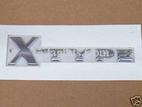 TRUNK BADGE X-TYPE CHROME EMBLEM  C2S8087