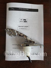 LEAPING JAGUAR LEAPER HOOD ORNAMENT EMBLEM, SPRING LOADED C2Z12493