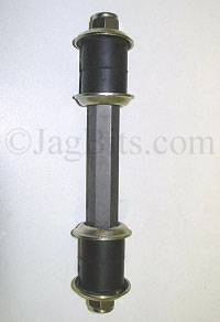 SWAY BAR END LINK, COMPLETE WITH BUSHINGS, WASHERS AND NUT. DOES ONE SIDE OF CAR C46186