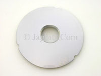 HUB CAP, WITHOUT LUGNUT HOLES, SATIN-FINISHED SILVER  CAC64391