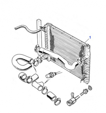 USED RADIATOR  CBC1473