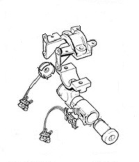 USED IGNITION LOCK ASSEMBLY CBC4167