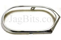 OVAL HEADLAMP CHROME BEZEL PASSENGER SIDE  DAC10456