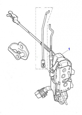 REBUILT DRIVERS DOOR LATCH ASSEMBLY GJA1081DM