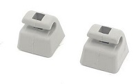 SUNVISOR CLIP COLOR NIMBUS GREY SET OF TWO  HMD1084AALFJSET