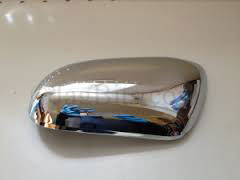 DOOR MIRROR BACK COVER FOR PASSENGER SIDE CHROME  HNA3426AA