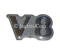 BADGE, V8 EMBLEM ON B/C POST BETWEEN THE FRONT AND REAR DOOR  HND6092BA