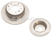 BRAKE ROTOR, REAR, SOLID - NON VENTED  JLM12424