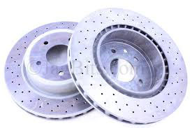BRAKE ROTOR REAR CROSS DRILLED  JLM21748