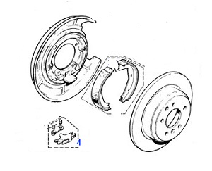 PARKING BRAKE SHOE LEVER  JLM2206