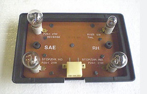 CIRCUIT BOARD, BULB HOLDER FOR PASSENGER SIDE TAIL LAMP  JLM561